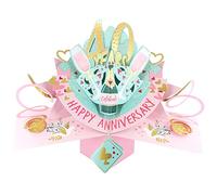 40 Years Happy 40th Anniversary Pop-Up Greeting Card Love Kate's 3D Pop Up Cards POP216MC40