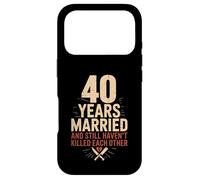 40 Years Of Marriage & Still Haven't Killed Each Other Case for iPhone 17 Pro