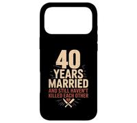40 Years Of Marriage & Still Haven't Killed Each Other Case for iPhone 17 Pro Max