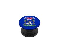 40 Years Of Paradise Vacation Tropical 40th Anniversary Trip PopSockets Adhesive PopGrip