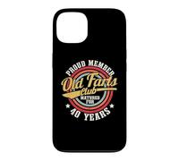 40 Years Old Farts Club Retro 40th Birthday Men Dad Funny Case for iPhone 13
