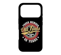 40 Years Old Farts Club Retro 40th Birthday Men Dad Funny Case for iPhone 17 Pro