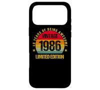 40 Years Old Forty 1986 Vintage 40th Birthday Party Aging Case for iPhone 17 Pro Max
