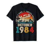 40 Years Old Legend since October 1984 40th Birthday Men Dad T-Shirt