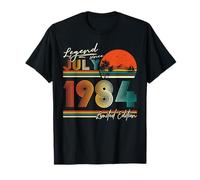 40 Years Old Legends July 1984 Vintage 40th Birthday Men Dad T-Shirt