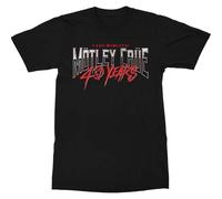 40 Years T-Shirt Motley Crue Black XXL