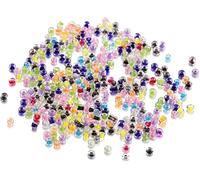 400-1400 Stück/Packung, 2 mm, 3 mm, 4 mm, mehrfarbig, tschechische Glasperlen, Kristallperlen für DIY-Armbänder und Halsketten, Perlen, Schmuckherstellung, Zubehör (mehrfLanglebig und leicht.