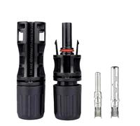 400/200/100/40/20/10 Pcs Photovoltaic Solar Connector Kit 1000V 30A Panel Solar Connectors for PV/MC Cable 2.5/4/6mm2(400pcs)