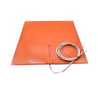 400 * 400mm Silicone Heating Pad 24V 800W Waterproof Rubber Heater Mat Flexible Electric