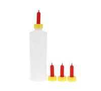 400/500Ml Lamb Milking Feeding Bottle With 3 Rubber Nipple Pacifier For Calf Piglet Sheep Goat Farm Animals Drinker Feeder