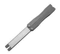 400/600 Grit Double-Sided Pruners Stone Or Sharpening Stone Garden Tool Sharpener Folding Pocket Sharpener