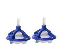 400-600Pcs Spiral Ceramic Tile Leveling System Clips Spacers Straps Wadge Laying Wall Floor Fixing Construction Tools for Building Walls Floors(Blue04 500Pcs,2.0mm)