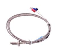 400 800 Degree M6 Screw K J PT100 RTD Thermocouple Temperature Sensor 1Pcs(Pt100 1M)