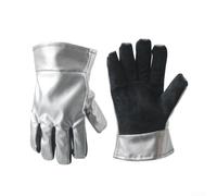 400°C Versatile Heat Resistant Gloves, BBQ Gloves, Oven Mitts, Radiation-proof, Heat-insulating, For Grilling, Baking, Leather Welding