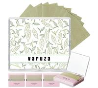 [400 Counts + Mirror Case] Green Tea Natural Oil Blotting Sheets for Face with Mirror Case and Refills
