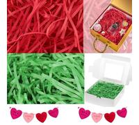 400 Grams Shredded Tissue Paper for Gift Boxes - Red, Decoration for Mother's Day, Birthday, Easter Day