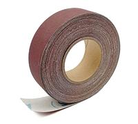 400 Grit Continuous Sandpaper Roll 2.54cm x 8m Emery Cloth Aluminium Oxide Abrasive Sandpaper Roll Drum Sander Sandpaper Rolls for Wood Furniture Finishing Metal Sanding Automotive Polishing