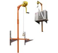 400 LBS Load Capacity,Air Conditioner Lifting Cranes,Air Conditioner Outside Installation Lifting Tool,Stainless Steel Body and Stainless Steel Rope(2000cm)