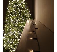 Premier Multi Action Battery Operated Timelights 400 LED Warm White/Green