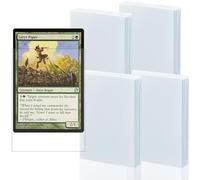 400 Pack Card Sleeves for Trading Cards, FOTEEMO Inner Sleeves Ideal for Double-Sleeving Protect Your Standard Sized Cards MTG, TCG, Gaming Cards Never Tear (64 * 89mm)