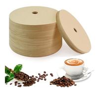 400 Pack Of Natural, Unbleached 3.75-Inch Disposable Coffee Filter Discs, Designed for Percolator Coffee Makers. Ideal for Use At Home, Office, Or Camping.
