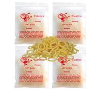 400 Pack Orthodontic Elastics Dental Rubber Bands Intraoral Elastic Bands (Heavy, 6.5 Oz, 3/8‘’ （9.5mm）)