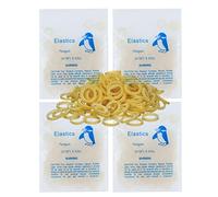 400 Pack Orthodontic Elastics Dental Rubber Bands Intraoral Elastic Bands (Medium, 5 Oz, 5/16'' (8mm）)