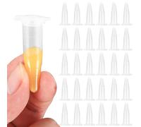 400 Pcs 1.5ml Plastic Test Tube with Lids, Plastic Centrifuge Tube with Lid, Micro Test Sample Vial, Clear Plastic Centrifuge Vials, Conical Microtube Microcentrifuge Sample Storage Container