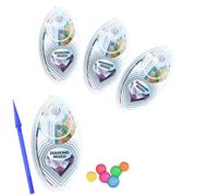 400 pcs 4 Packs of 100 Ice Blast Menthol Mint Cigarette Crushballs,Easy To Use Applicator Included - Menthol Crush Balls For Cigarettes For Flavoured Filter Tips (Diamond mixing)