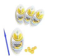 400 pcs 4 Packs of 100 Ice Blast Menthol Mint Cigarette Crushballs,Easy To Use Applicator Included - Menthol Crush Balls For Cigarettes For Flavoured Filter Tips (Banana)
