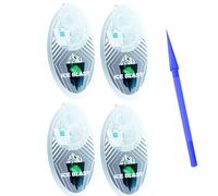 400 pcs 4 Packs of 100 Ice Blast Menthol Mint Cigarette Crushballs,for Cigarettes Filters (Black Ice)