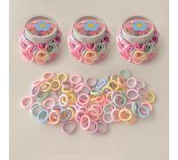 400 Pcs Baby Hair Ties, Soft No Damage Elastic Hair Bands for Toddlers, Kids and Little Girls, Gentle Ponytail Holders, Baby Hair Accessories (Multicolor)