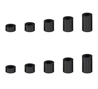 400 PCS Black Standoff Spacers Nylon Insulation Washers for M3 M4 Screws