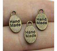 400 Pcs Bronze Plated Hand Made Pendants 15X8MM 0.6g Diy Crafts A10921