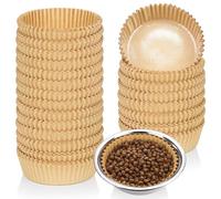 400 Pcs Bulk Pet Disposable Feeding Bowls Liner Cat Food Bowls Paper Liner Pets Disposable Feeding Bowl Small Paper Cat Plates for Small Dogs Cats Dish Bowl