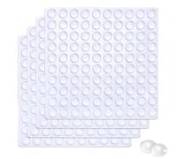 400 Pcs Clear Silicone Bumpers, 6 × 2mm Self-Adhesive Rubber Pads, Cabinet Door Stoppers, Drawer Noise Reduction Pads, Soft Furniture Feet, Small Appliances Buffer Pad, Anti-Slip Protective Pad