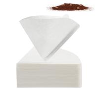 400 PCS Coffee Filter Paper, 4.5x4.8 Inch Disposable White 02 Cone Filters for V60 Coffee Dripper, Pour Over Maker (2-4 Cups)