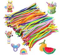 400 Pcs Colored Pipe Cleaners for Craft, 40 Colors 30cm x 6mm Chenille Stems Fuzzy Sticks Craft Supplies, Assorted Chenille Crafts Pipecleaners for DIY, Arts and Crafts Project Decoration
