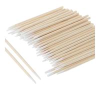 400 Pcs Cotton Swab,Cotton Buds,Wood Handle Small Pointed,Cotton Tipped Applicator for Eyebrow Tattoo Beauty Make-up Color Nail Seam Dedicated Dirty Picking,makeup tools,Handicrafts(7cm,white)