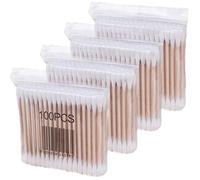 400 Pcs Cotton Swabs Double Round Tips Cotton Buds
