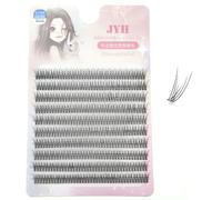 400 Pcs Fishtail Lashes Individual Cluster Eyelash Natural Softer Fish Tail Eyelash Extension Professional Makeup Fairy Eyelashes (Fishtail-PINK, 10mm)