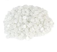 400 Pcs Glow in the Dark Pebble, Glowing Rock Stones for Garden, Luminous Garden Stones, Micro Landscape Decorative White Pebbles for Fish Tank, Glowstone for Plant Pots