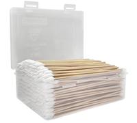 400 PCS Gun Cleaning Swabs - Gun Cleaning Supplies 6 Inch Bamboo Cotton Swabs with Pointed Lint-Free Tips for Daily Maintenance of Firearms, Electronics & Precision Detailing