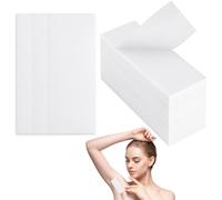 400 Pcs Non-Woven Wax Strips for Hair Removal, Disposable Epilating Strips for Bikini, Arms, Legs, Eyebrows & Underarms - Lint-Free, Tear-Resistant Waxing Papers for Professional & Home Use