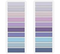 400 Pcs Purple Sticky Index Tabs, Page Markers Notes Tabs Writable and Repositionable Book Flags Tabs Strip Index Tabs for Page Marking Classify File