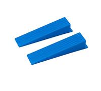400 Pcs Reusable Tile Leveling System Wedges Kit for 1/8", 1/12",1/16", 1/32" Spacers - Tile Leveler Installation Tools for Perfect Tile Alignment (400PCS(Blue))