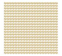 400 Pcs Square Rivets, 4mm-7mm Bag Leather Clothing Rivet DIY Square Spikes Spots Studs for Handbag Shoes Belt Jewelry Decoration(7mm-Gold)