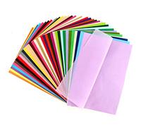 400 Pieces 36 Colors A4 Standard Size Tissue Paper Packaging for DIY Production, Design, Christmas, Birthday, Wedding Decoration