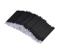 400 Pieces Disposable Micro Applicators Brushes, 10 cm Eyelash Brush Disposable Mascara Wands Micro Brushes for Lashes Long Tip Microbrushes for Eyelash Extensions Nail Polish Crafts Lip Makeup Black