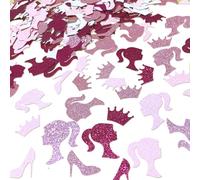 400 Pieces Hot Pink Confetti, Glitter Table Decorations
